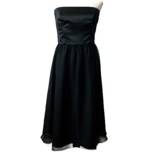 Dessy Collection Black Formal Prom Dress-Sz 8